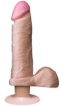Реалистичный вибратор на присоске Realistic Cocks 20 см телесный