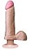 Реалистичный вибратор на присоске Realistic Cocks 20 см телесный фото 1
