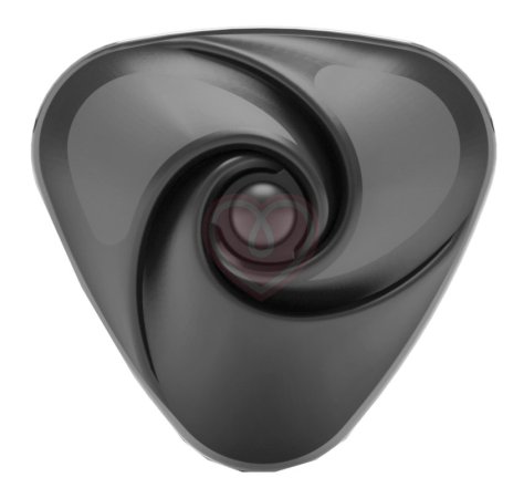 Мини-вибратор с электростимуляцией Mystim Heart's Desire Black Edition чёрный фото 4