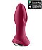 Вибропробка с ротацией и приложением Satisfyer Rotator Plug 2+ бордовая фото 1