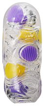 Мастурбатор Tenga Bobble Magic Marbles жёлто-фиолетовый