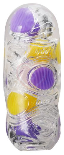 Мастурбатор Tenga Bobble Magic Marbles жёлто-фиолетовый фото 1