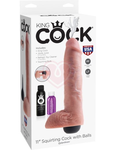 Фаллоимитатор с эффектом семяизвержения Squirting Cock 23 см фото 4