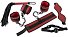 Набор для игр и фиксации Bondage Set чёрно-красный фото 1