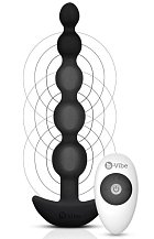 Анальные шарики с 3 моторчиками B-Vibe Cinco Anal Beads чёрные