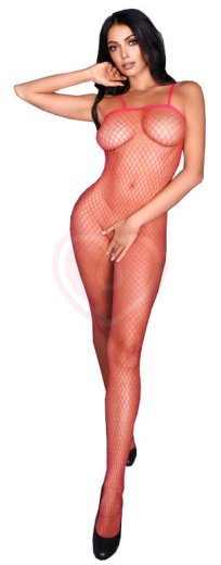 Костюм-сетка с интимным вырезом Amor El Rosa розовый фото 1
