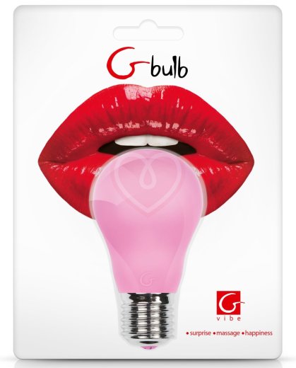 Силиконовая лампочка с вибрацией Gvibe Gbulb розовая фото 4