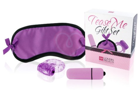 Набор для любовных игр LoversPremium Tease Me Gift Set фиолетовый фото 1