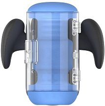 Робот-мастурбатор с вибрацией и нагревом Amovibe Black Knight Massaging Beads