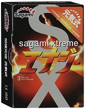 Презервативы ультратонкие Sagami Xtreme Energy со вкусом энергетика 3 шт