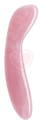 Фаллоимитатор для зоны G Le Wand Crystal G-wand розовый кварц фото 1