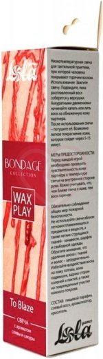 Восковая свеча Wax Play To Blaze с ароматом сливы и сакуры фото 6