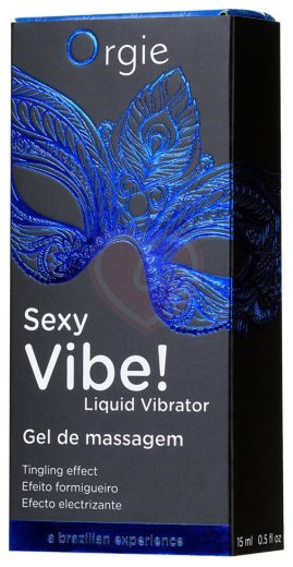 Гель с эффектом вибрации Orgie Sexy Vibe Liquid Vibrator 15 мл фото 3