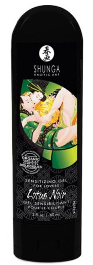 Возбуждающий гель Shunga Lotus Noir 60 мл фото 1