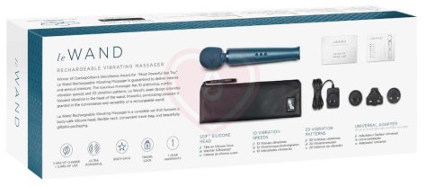 Мощный массажёр Le Wand Rechargeable синий фото 6