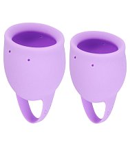Набор из 2 менструальных чаш Lola Natural Wellness Orchid нежно-сиреневый