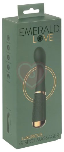 Вибратор Emerald Love Luxurious с изгибом для зоны G фото 7