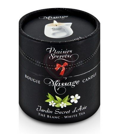 Свеча с массажным маслом Concorde Massage Candle Белый чай 80 мл фото 2