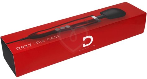 Вибромассажёр в алюминиевом корпусе Doxy Die Cast красный фото 4