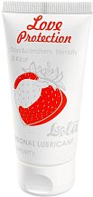 Ароматизированный лубрикант Love Protection Strawberry 50 мл клубника