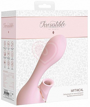 Вибратор с бесконтактной стимуляцией клитора Irresistible Mythical розовый фото 5