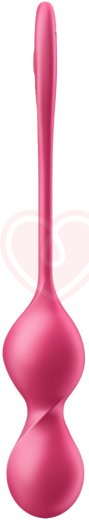 Вагинальные шарики с вибрацией Satisfyer Love Birds 1 красные фото 4