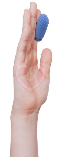 Мини-вибратор Bteased Basic Finger Vibrator синий фото 3