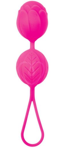 Вагинальные шарики со смещённым центром ToyFa A-Toys розовые фото 1