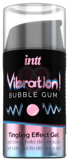 Стимулирующий гель со вкусом жвачки Intt Vibration! Bubble Gum 15 мл фото 1