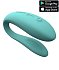 Вибратор для пар We-Vibe Sync Lite с управлением от приложения мятный фото 1