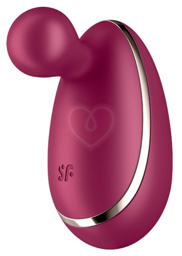 Мини-вибратор с круглым кончиком Satisfyer Spot On 1 бордовый фото 1