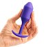 Утяжелённая анальная пробка для ношения b-Vibe Snug Plug 2 малая фиолетовая фото 5