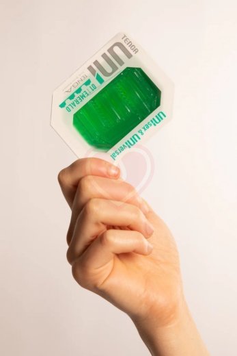 Мини мастурбатор Tenga Uni Emerald зелёный фото 3