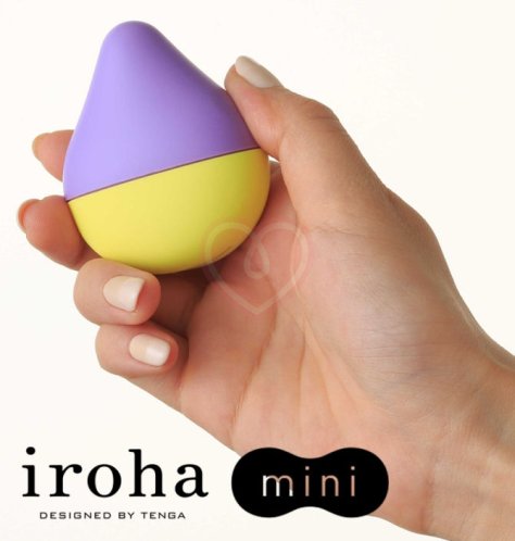 Мини-вибратор Tenga Iroha Mini Fuji-Lemon жёлто-фиолетовый фото 4