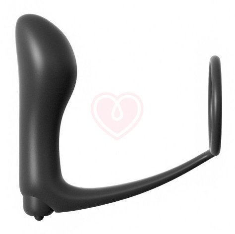 Анальная вибро-пробка с эрекционным кольцом Ass-Gasm Cockring Vibrating Plug фото 2