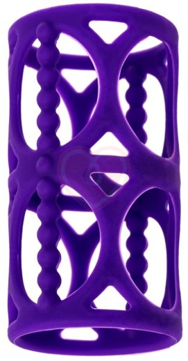Стимулирующая насадка ToyFa A-Toys фиолетовая фото 2