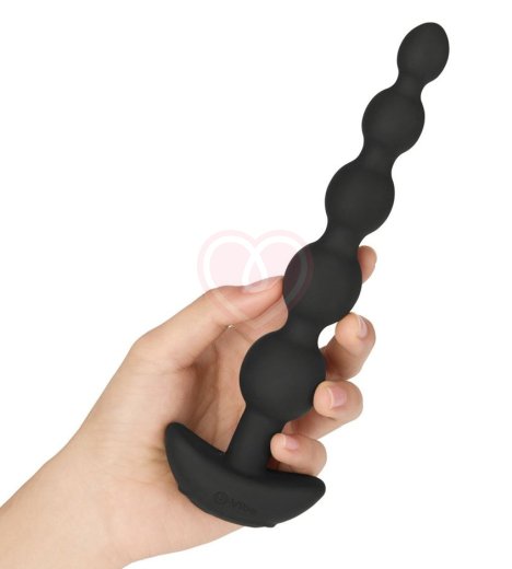 Анальные шарики с 3 моторчиками B-Vibe Cinco Anal Beads чёрные фото 4