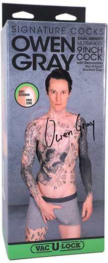 Фаллоимитатор слепок Signature Cocks Owen Gray Ultraskyn телесный фото 4