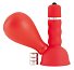 Помпа для сосков с вибрацией ToyFa Black&Red красная фото 1