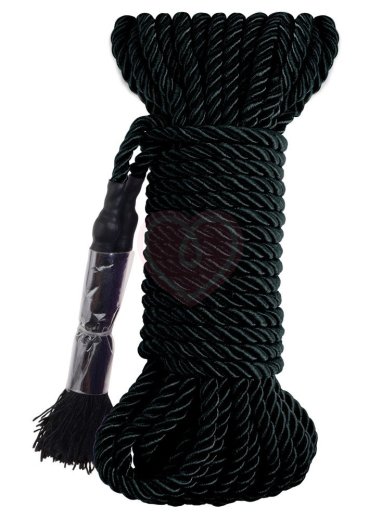Верёвка для фиксации Deluxe Silky Rope 9,75м чёрная фото 1