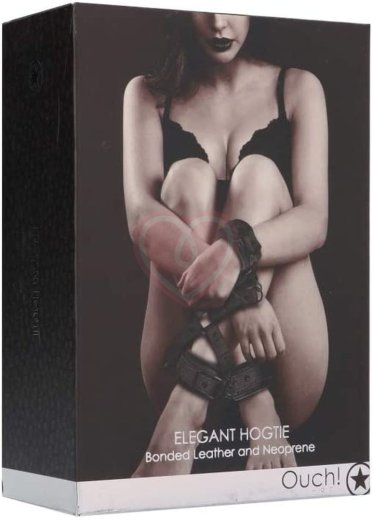 Крестообразные наручники для рук и ног Ouch! Elegant Hogtie серые фото 2