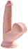 Фаллоимитатор с увеличенной мошонкой King Cock Plus 6 Triple Density 19,5 см фото 1
