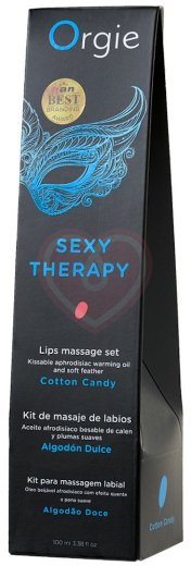 Масло для оральных ласк Orgie Lips Massage Set со вкусом сахарной ваты 100 мл фото 4