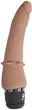 Анальный вибратор PowerCocks Slim Anal 12 см мокка