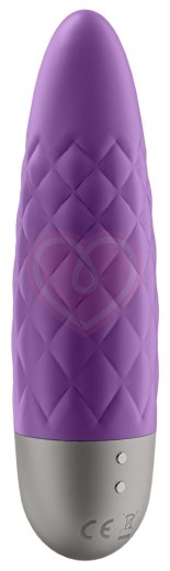 Рельефная вибропуля Satisfyer Ultra Power Bullet 5 фиолетовый фото 3