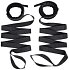 БДСМ набор из 3 предметов Bed Strap Flogger Kit черный фото 2