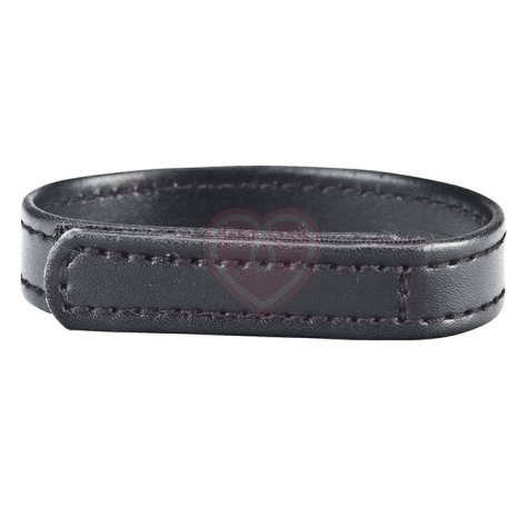 Кожаное кольцо на член на липучке Velcro Cock Ring фото 2