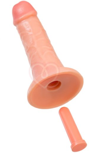 Реалистичный фаллоимитатор на присоске RealStick Caliber 20-5 телесный фото 9