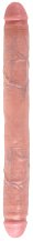 Фаллоимитатор двухсторонний гибкий King Cock Thick Double Dildo 40 см телесный