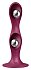 Фаллоимитатор Satisfyer Double Ball-R с внутренними шариками бордовый фото 2
